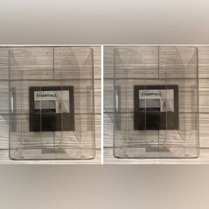 Essentials Acrylic Dryer Sheet Holder magnetic Laundry Organization (Set of 2).